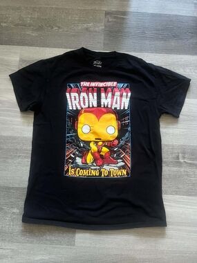 Funko Iron Man Graphic Tee - Black, Red, Yellow